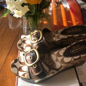 Genuine Coach Slides- BRAND NEW